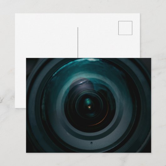 cameralens briefkaart (Voorkant / Achterkant)