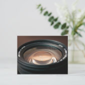 cameralens briefkaart (Staand voorkant)