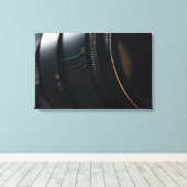 cameralens canvas afdruk (Insitu (Houten vloer))
