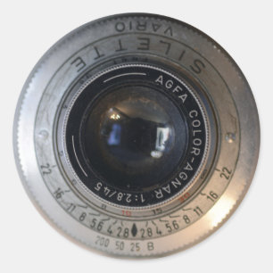  cameralens close-up ronde sticker