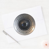  cameralens close-up ronde sticker (Envelop)