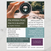 Cameralens, fotografie, fotografe hire flyer (Voorkant)
