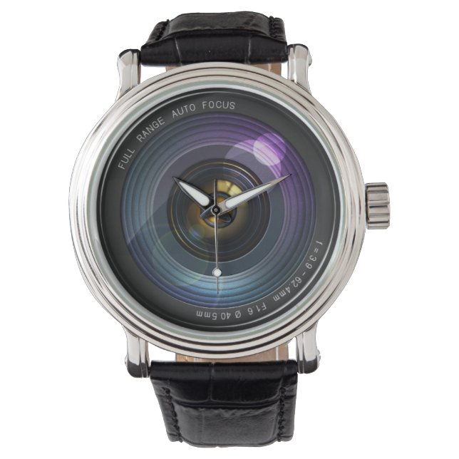 Cameralens Horloge (Voorkant)