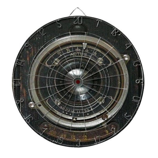  cameralens met drukcabine dartbord (Voorkant)