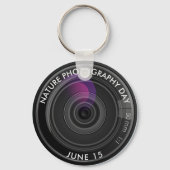 Cameralens, Natuur fotografiedag Sleutelhanger (Voorkant)