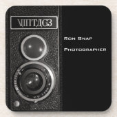  cameralens Set van 6 Drinken Onderzetters (Voorkant)