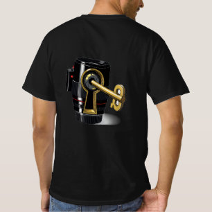 Cameralenslot – Creatieve Fotograaf Sleutel T-shirt