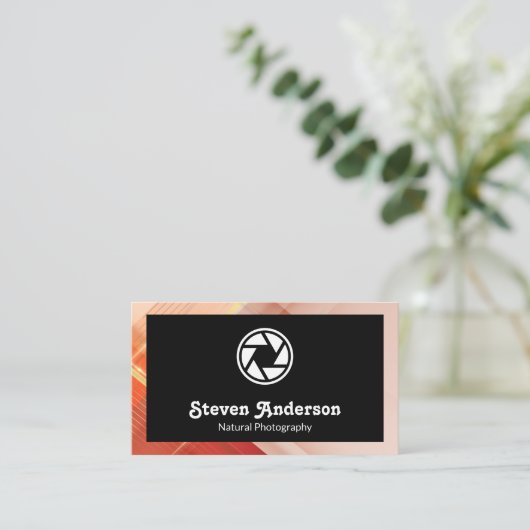 Cameraluik Logo Visitekaartje (Staand voorkant)