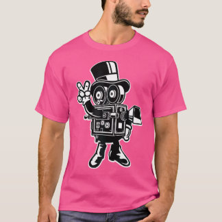 Cameraman Camerashirt Fotografie Cadeaus Voor Mann T-shirt