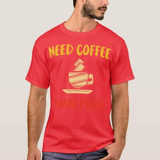 Cameraman citaat retro t-shirt (Voorkant)