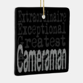 Cameraman Extraordinaire Keramisch Ornament (Rechts)