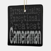 Cameraman Extraordinaire Keramisch Ornament (Links)