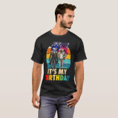 Cameraman Het is mijn verjaardag  T-shirt (Voorkant volledig)