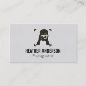 Cameraman met camera visitekaartje (Voorkant)