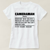 Cameraman Noun Cool Camera Fotografie Lover Funny