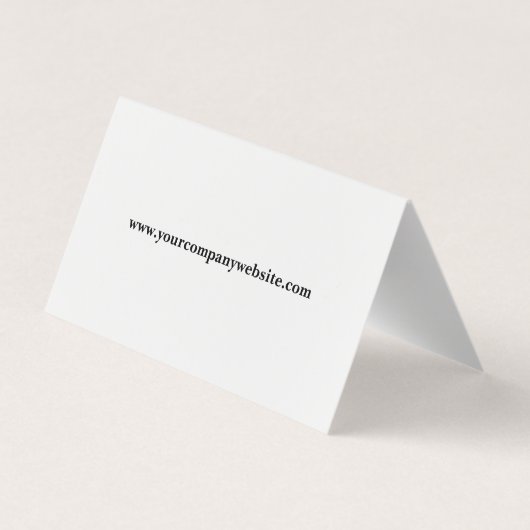 Cameraman op Studio Set Visitekaartje (Achterkant)