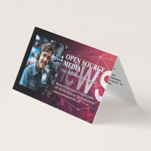 Cameraman op Studio Set Visitekaartje