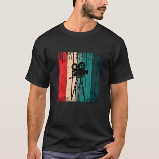 Cameraman Photographer T-shirt (Voorkant)