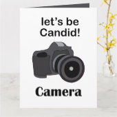 Cameraman Straatkijker Fotograaf Kaart (Gele Bloem)