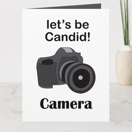 Cameraman Straatkijker Fotograaf Kaart (Voorkant)