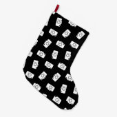 Camerapatrooprek camera kunstprintontwerp grote kerstsok (Voorkant (Hangend))