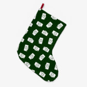 Camerapatrooprek camera kunstprintontwerp grote kerstsok (Voorkant (Hangend))