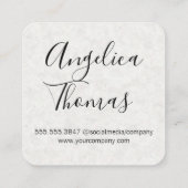 Camerapictogram Vierkante Visitekaartje (Achterkant)