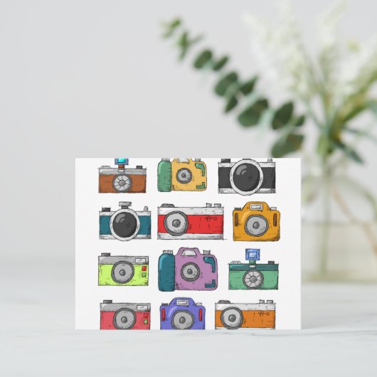 camera's briefkaart (Staand voorkant)