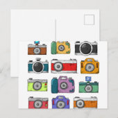  camera's briefkaart (Voorkant / Achterkant)