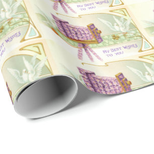 Camera's en duiven cadeaupapier