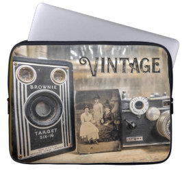 camera's en foto's afdrukken laptop sleeve