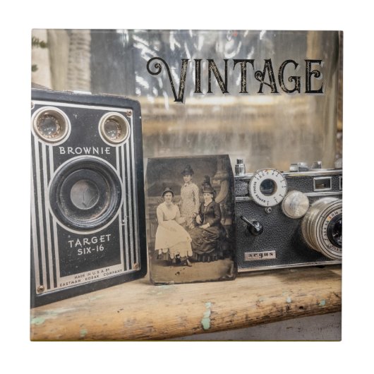  camera's en foto's afdrukken tegeltje (Voorkant)