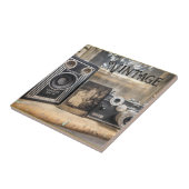  camera's en foto's afdrukken tegeltje (Zijkant)