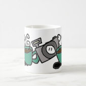 Camera's en koffie koffiemok (Center)