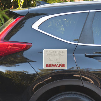 Cameras in werking – Beveiligingswaarschuwing Bord Sticker