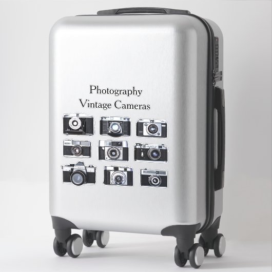  camera's instellen sticker (Koffer)