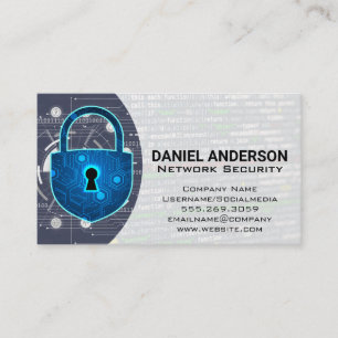 Cameras Logo   Cyber Security Schild Visitekaartje