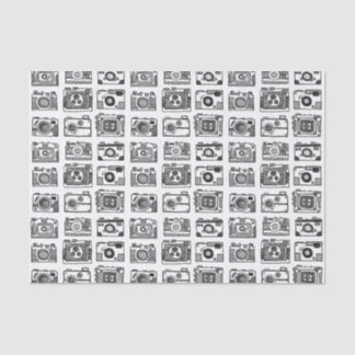 Camera's (met de hand getekend) tissuepapier