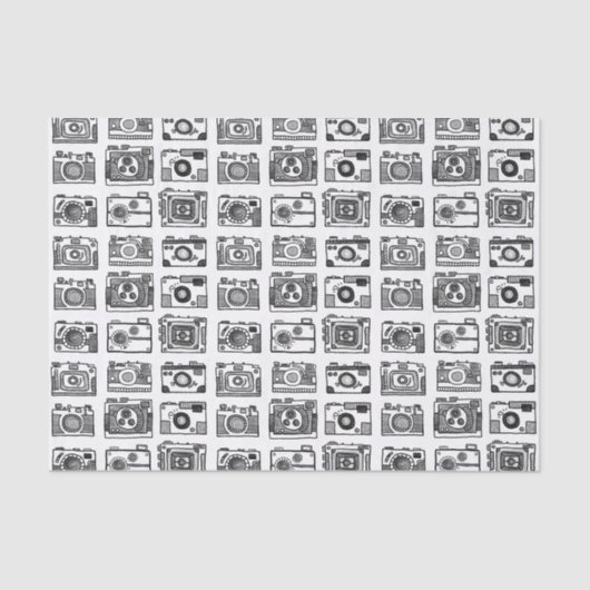 Camera's (met de hand getekend) tissuepapier (Voorkant)