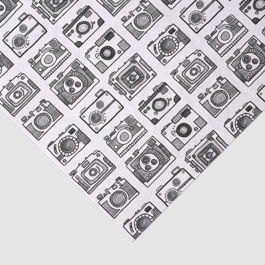 Camera's (met de hand getekend) tissuepapier (Detail)