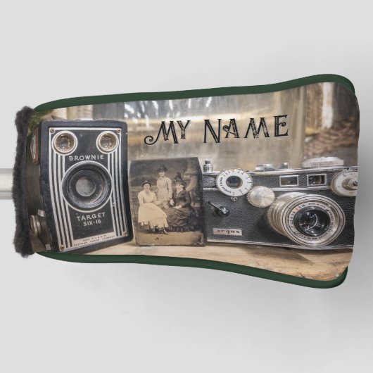  camera's met  print golfheadcover (Voorkant)