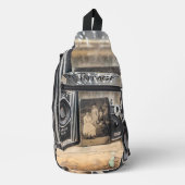 camera's met print sling bag (Voorkant)