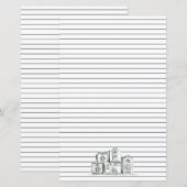  camera's met zwarte led-briefpapier (Voorkant / Achterkant)