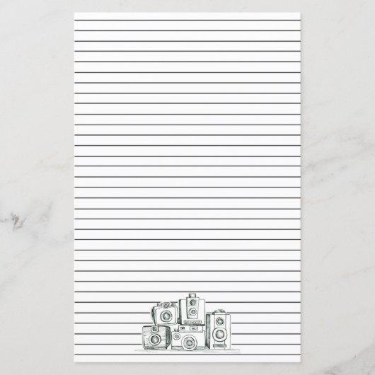  camera's met zwarte led-briefpapier (Voorkant)