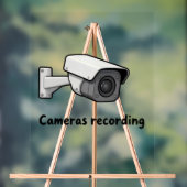 cameras recording acryl bord (Neutraal)