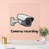 cameras recording acryl bord (Huwelijk)