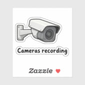 cameras recording sticker (Vel)