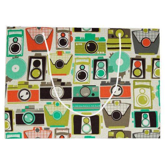 Camera's Retro Groot Cadeauzakje (Achterkant)