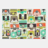 Camera's Retro Inpakpapier Vel (Voorkant 2)