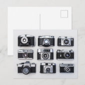 camera's Retro Old Classic Briefkaart (Voorkant / Achterkant)